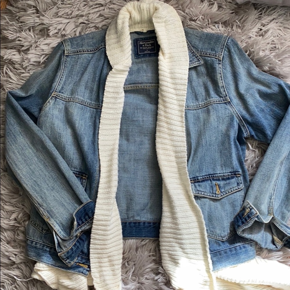 Abercrombie and Fitch Jean Jacket L